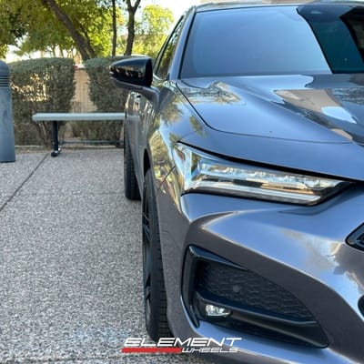 19 Inch Variant Xenon Satin Black on a 2021 Acura TLX