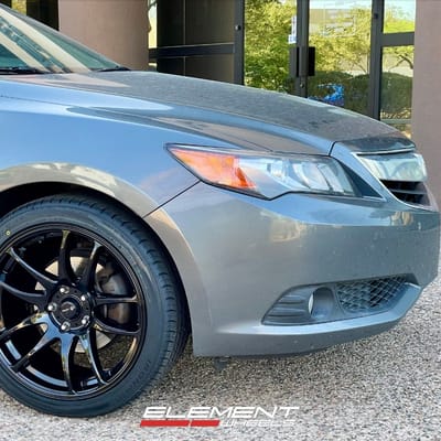 18 inch Vors TR4 in Gloss Black on a 2013 Acura ILX