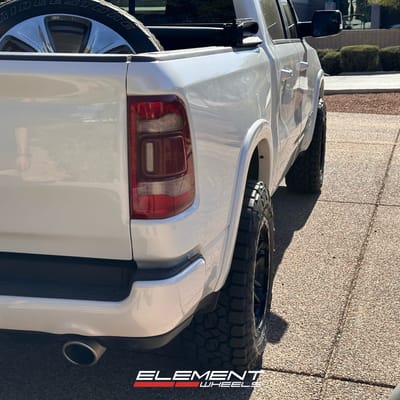 20 Inch Fuel Off-Road Rebel 6 Matte Black on a 2022 Dodge Ram 1500