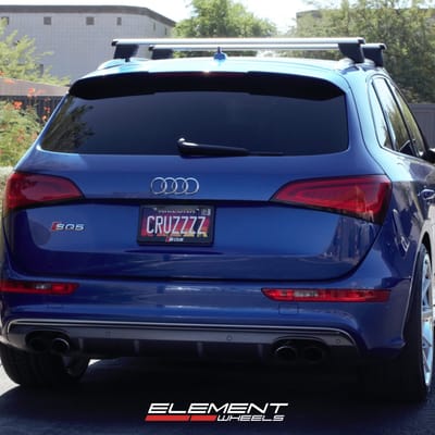 22 Inch Ferrada FR4 in Machine Silver w/ Chrome Lip on a 2016 Audi SQ5