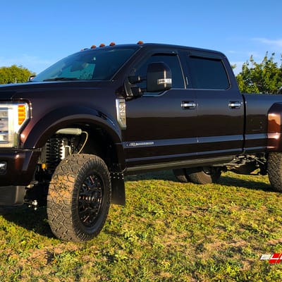 2018 Ford F-450 Dually On 20" Fully Forged Fuel FF-19 Gloss Black/Paint Match