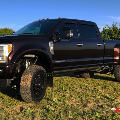 20" Forged Fuel FF19 Gloss Black/Color Match on 2018 Ford F-450