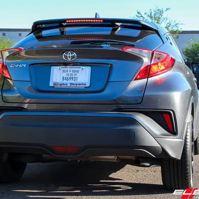 18 inch F1R F29 Double Black on 2018 Toyota C-HR