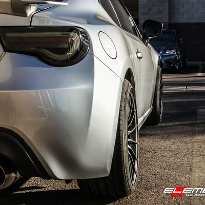 18x9.5 Enkei RS05RR Gunmetal on 2015 Subaru BR-Z
