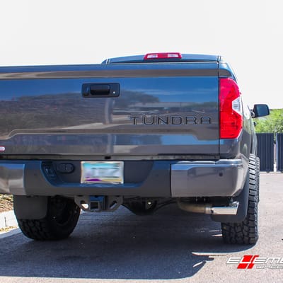 20 inch Fuel Off-Road Coupler Black Machined w/ Tint on 2018 Toyota Tundra 4WD