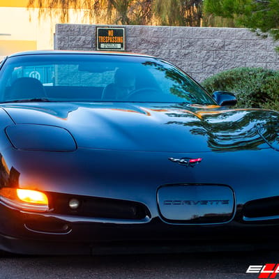 18/19 inch Cray Eagle Gloss Black w/ Mirror Cut Lip on 1999 Chevrolet Corvette C5