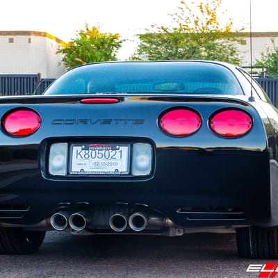 18/19 inch Cray Eagle Gloss Black w/ Mirror Cut Lip on 1999 Chevrolet Corvette C5