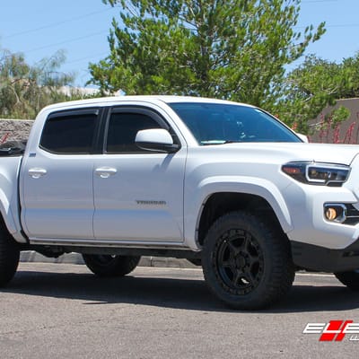 18 inch XD Series XD139 Portal Satin Black on 2017 Toyota Tacoma