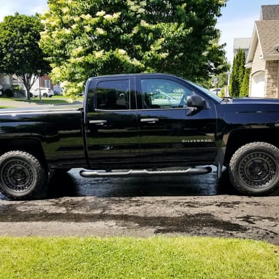Black Rhino Armory Matte Gun Black on a Chevrolet Silverado 1500