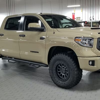 Black Rhino Dugger Gun Black on a Toyota Tundra