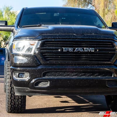20 inch Fuel Off-Road Assault Gloss Black Milled D576 on 2019 Dodge Ram 1500 Big Horn 4WD