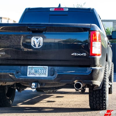20 inch Fuel Off-Road Assault Gloss Black Milled D576 on 2019 Dodge Ram 1500 Big Horn 4WD