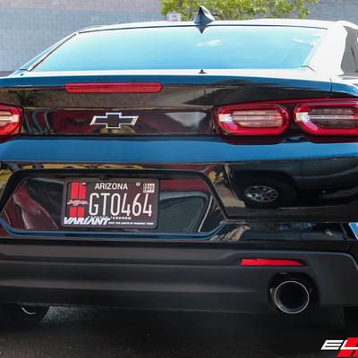 20 inch Variant Argon Piano Black on 2018 Chevy Camaro