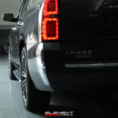 22 Inch Asanti ABL-30 in Titanium Brushed on 2017 Chevy Tahoe