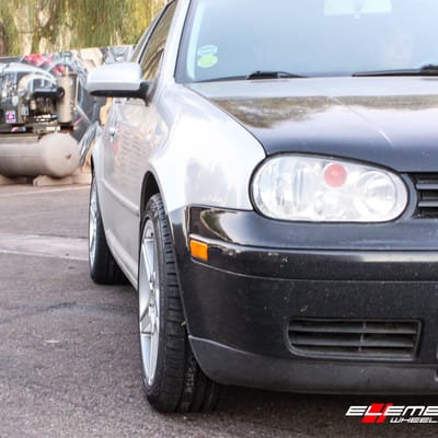 17x8 TSW Ascent Matte Titanium Silver on 2004 Volkswagen GTI IV