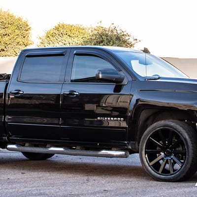 22 inch Dub Shot Colla Gloss Black S219 on 2017 Chevrolet Silverado 1500