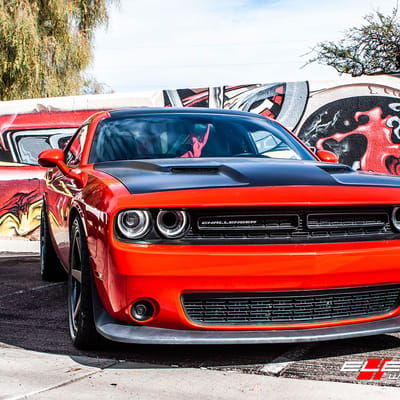20 inch Ferrada F3 Matte Bronze w/ Gloss Black Lip on 2015 Dodge Challenger