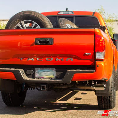 18 inch Fuel Off-Road Throttle Matte Black w/ Milled Accent D513 on 2016 Toyota Tacoma w/ 2-3 inch lift