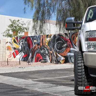 20x12 Moto Metal MO962 Gloss Black Milled on a 2010 Ford F-250 w/ Specs