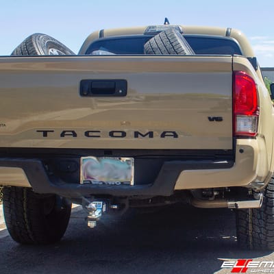 20 inch Fuel Off-Road Hostage Matte Black D531 on 2016 Toyota Tacoma 2WD/4WD Stock Height