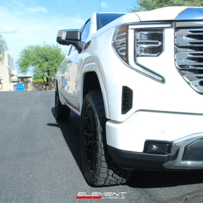 22 Inch Vossen HF6-1 in Gloss Black on 2022 GMC Sierra 1500