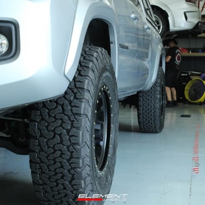 17 Inch Method Race MR305 NV in Matte Black   on 2019 Toyota Tacoma