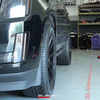 22 Inch Ferrada FT1 in Matte Black on 2019 Cadillac Escalade