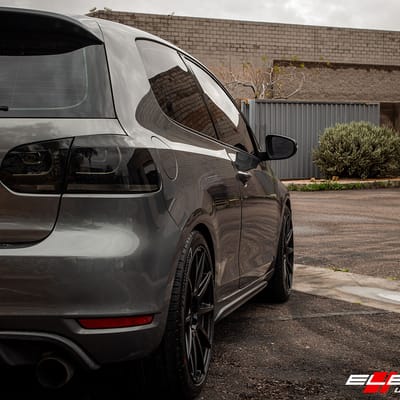 18 inch Niche Essen In Matte Black On a 2011 Volkswagen GTI V