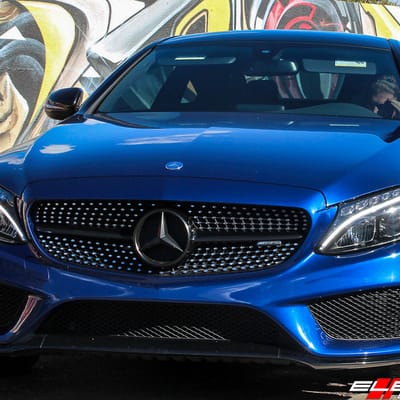 19 inch Variant Xenon Satin Gunmetal on 2017 Mercedes C43