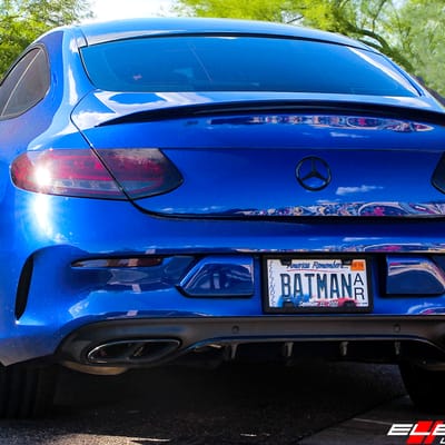 19 inch Variant Xenon Satin Gunmetal on 2017 Mercedes C43