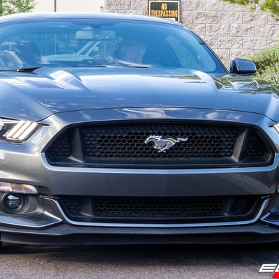 20 inch Verde V99 Axis Satin Black on 2017 Ford Mustang GT w/ Base Brakes