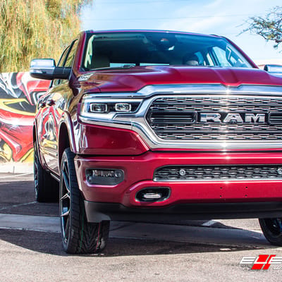 24 inch Giovanna Haleb Gloss Black on 2019 Ram 1500