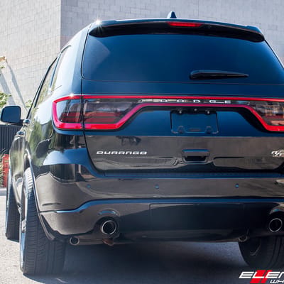 20 inch Jeep SRT8 Replica Wheels Gloss Black FR63 on 2014 Dodge Durango RT