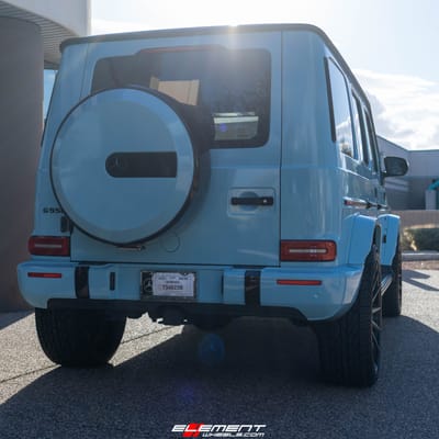 24 Inch Gianelle Verdi in Gloss Black on a 2019 Mercedes Benz G550
