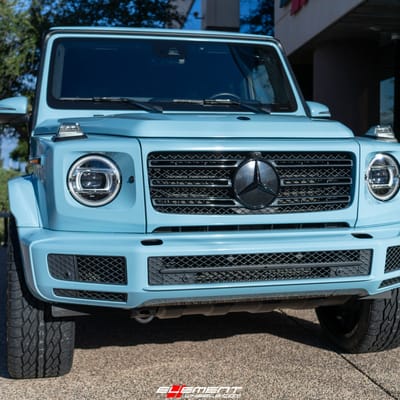 24 Inch Gianelle Verdi in Gloss Black on a 2019 Mercedes Benz G550