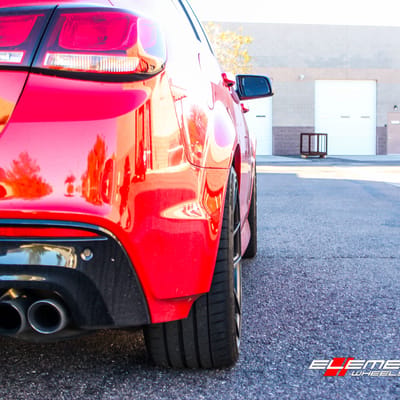 20 inch Ace AFF02 Matte Black on 2016 Chevrolet Holden SS Sedan