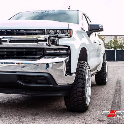 22 inch Hostile HF05 Atomic(6L) on 2019 Chevrolet Silverado 1500 w/ Specs