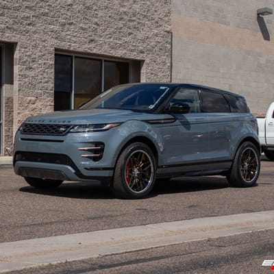 Forged Asanti CX840 in Bronze W/ Chrome Lip on a 2020 Land Rover Range Rover Evoque