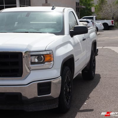 18 Inch XD Series XD778 Monster in Matte Black on a 2016 GMC Sierra 1500 2WD