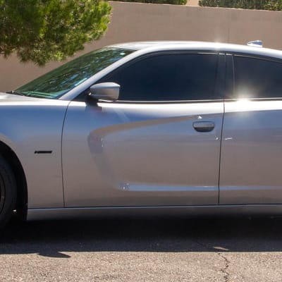 Staggered 20" Dodge Widebody Replica Wheels on a 2016 Dodge Charger
