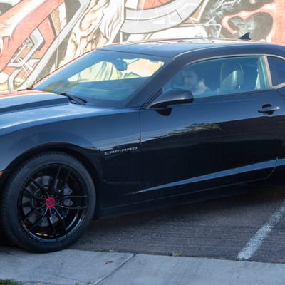 Staggered 20" Variant Krypton In Gloss Black on a 2012 Chevrolet Camaro SS