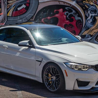 Staggered 20 Inch Avant Garde M520R In Dark Graphite on a 2016 BMW M4 GTS*