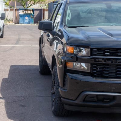 20 Inch Fuel Off Road Vapor Matte Black D560 on a 2020 Chevrolet Silverado 1500
