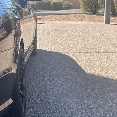 18 inch Staggered Niche Vosso Satin Black on a 2012 Mercedes Benz E350 Sedan
