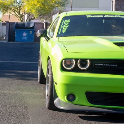 20 Inch Variant Argon in Brushed Titanium on a 2016 Dodge Challenger SRT