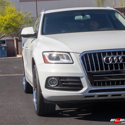 22 Inch Azad AZ008 in Semi Gloss Black on a 2016 Audi Q5