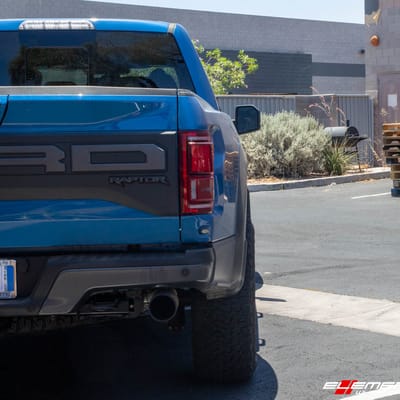 17 Inch Black Rhino York in Matte Gunmetal on a 2020 Ford Raptor
