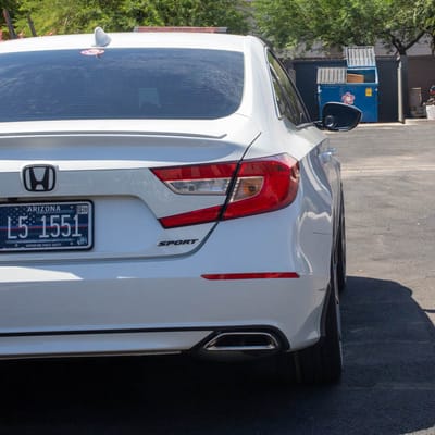 20 Inch Concept One CSM-5 Matte Gunmetal Brushed on a 2019 Honda Accord Sedan