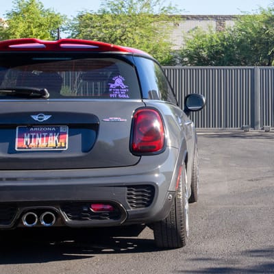 17 Inch Verde V27 Saga in Hyper Silver Dark on a 2017 Mini Cooper JCW