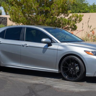 20 Inch Variant Argon in Gloss Piano Black on a 2019 Toyota Camry
